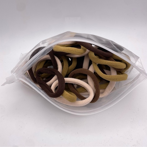 SOFT + STRETCHY | 50-Piece Hair Elastics | Neutral (Brand New!) 💘 - Picture 4 of 5